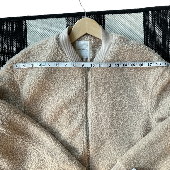 Avec Les Filles Womens Cream Faux Fur Teddy Jacket Size Small NWT - Picture 9 of 15